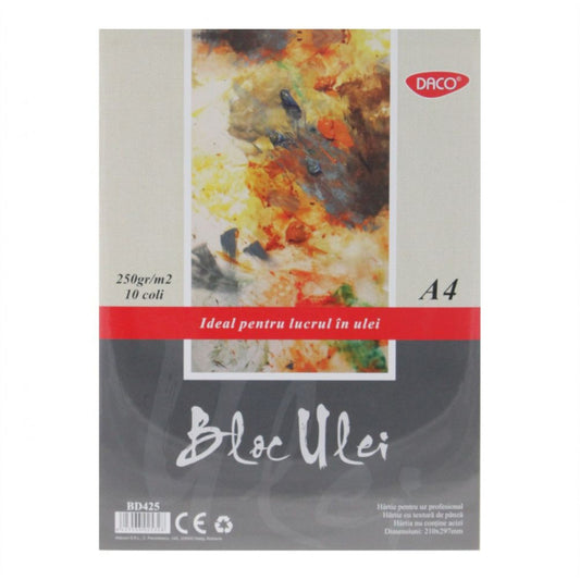 BLOC A4 ULEI 250GR  10 FILE DACO BD425