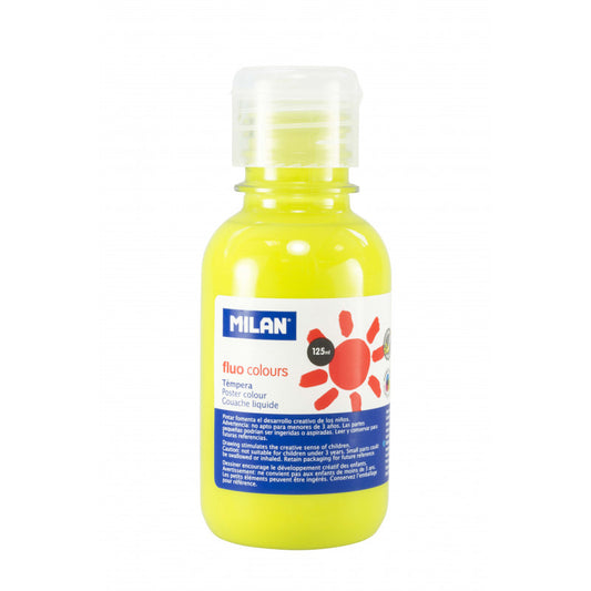 TEMPERA 125ML/CULOARE FLUORESCENTA GALBEN 034421