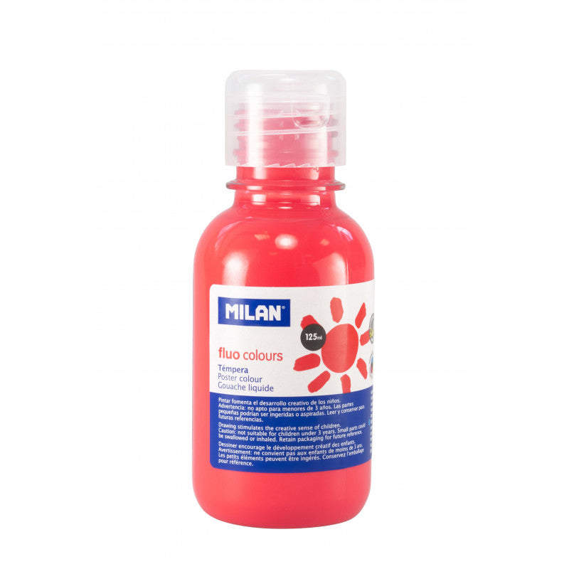 TEMPERA 125ML/CULOARE FLUORESCENTA ROSU CORAL 034430