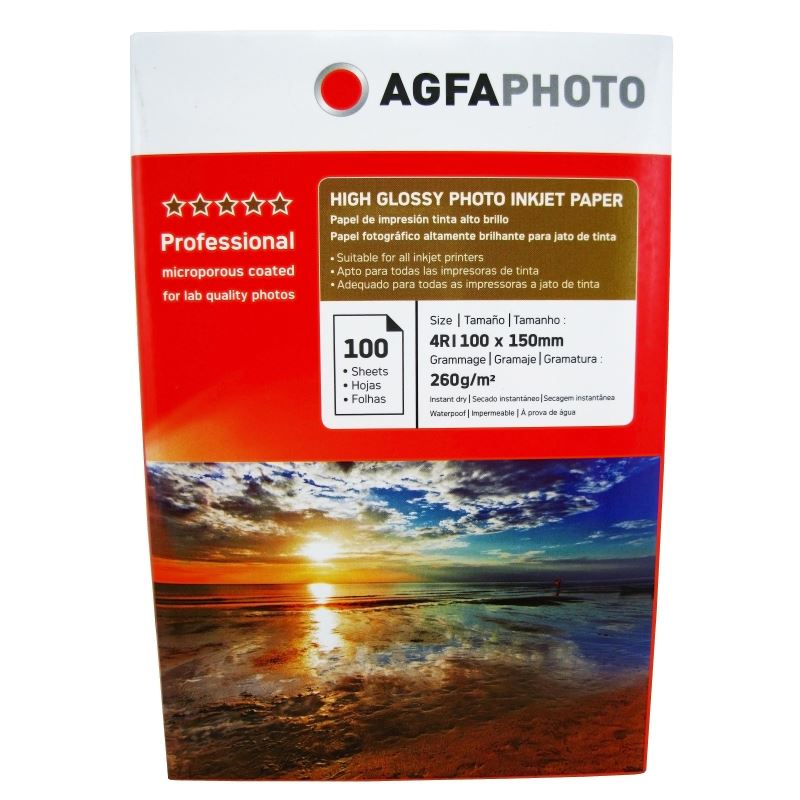 Hartie foto Agfa Ultra Glossy 4R RC  260 g/mp