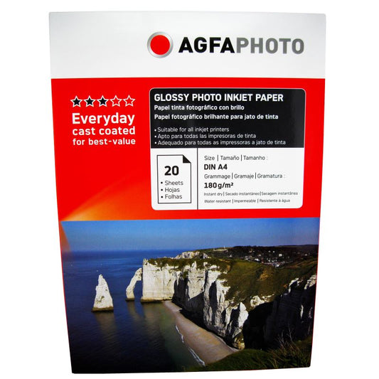 Hartie foto Agfa Glossy A4  180 g/mp