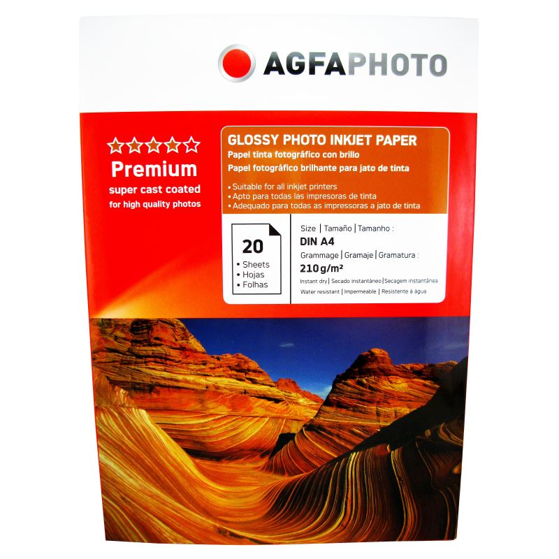 Hartie foto Agfa Glossy A4  210 g/mp