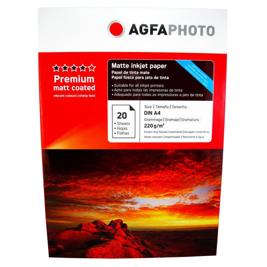 Hartie foto Agfa Matte Double  A4  220 g/mp