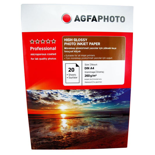 Hartie foto Agfa Ultra Glossy A4 RC  260 g/mp