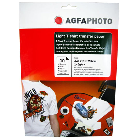 Hartie de transfer termic Agfa A4  140 g/mp - LIGHT T-SHIRT