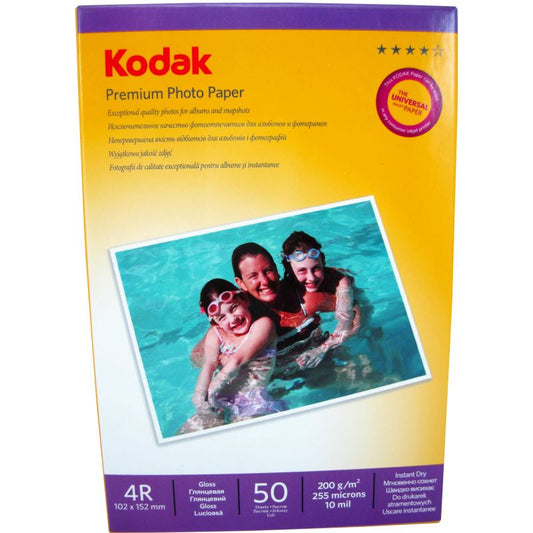 Hartie foto Kodak Premium Glossy 4R  200 g/mp