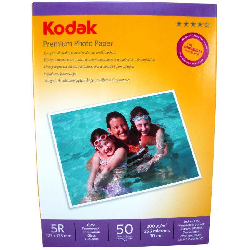 Hartie foto Kodak Premium Glossy 5R  200 g/mp