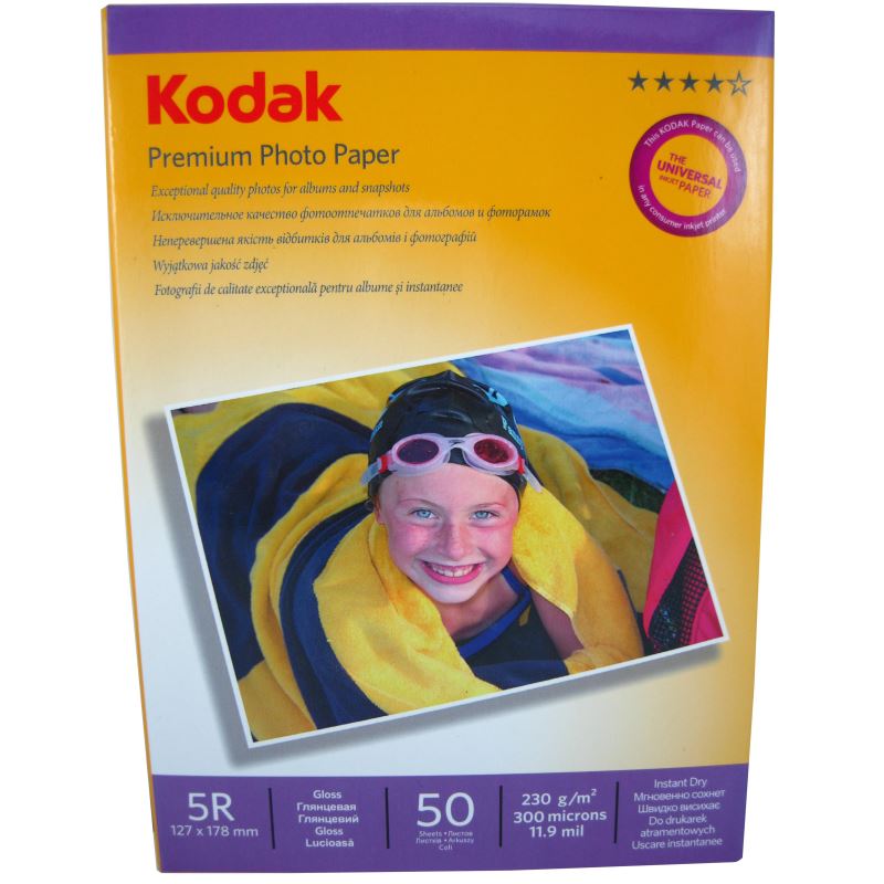 Hartie foto Kodak Premium Glossy 5R  230 g/mp