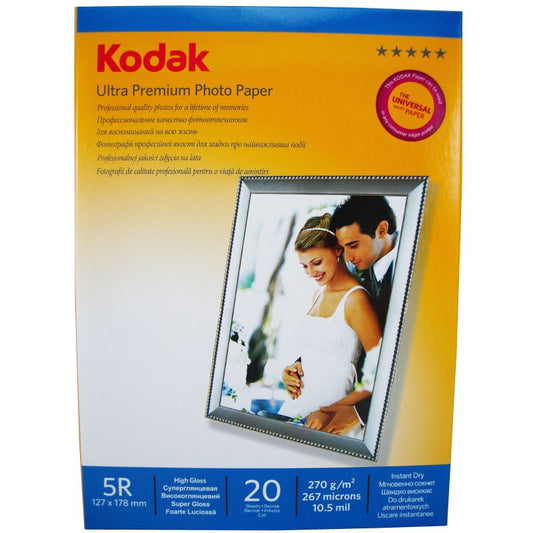 Hartie foto Kodak Ultra Premium High Glossy  5R RC  270 g/mp