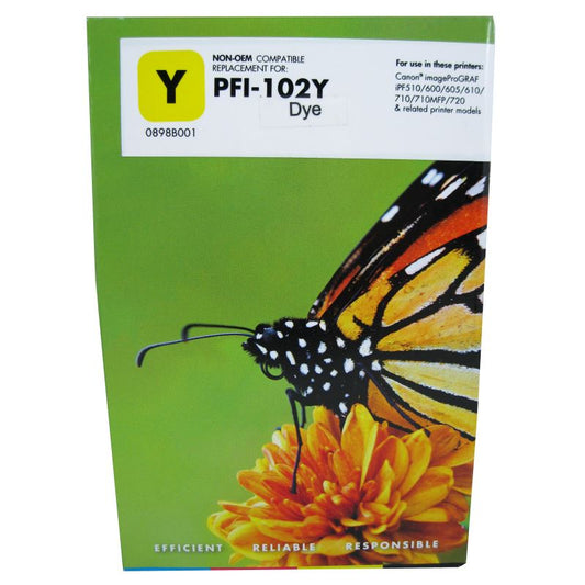 Cartus cerneala compatibil cu Canon PFI-102Y yellow