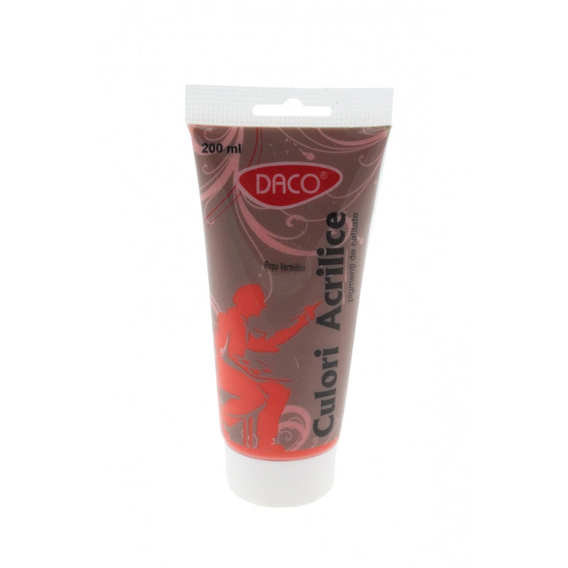 CULORI ACRIL 200ML DACO ROSU VERMILON CU3200RV