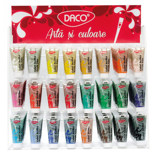 DISPLAY METALIC CULORI ACRILICE DACO