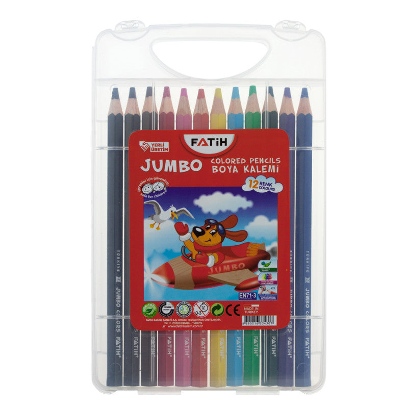 CREION COLOR 12C JUMBO CUTIE PLASTIC FATIH 33430