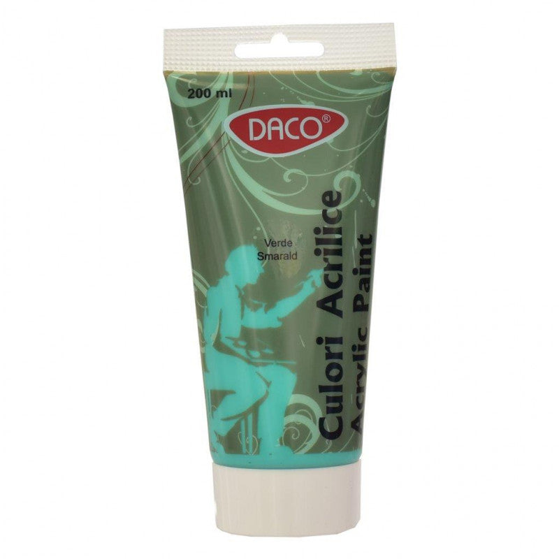 CULORI ACRIL 200ML DACO VERDE SMARALD CU3200VSM