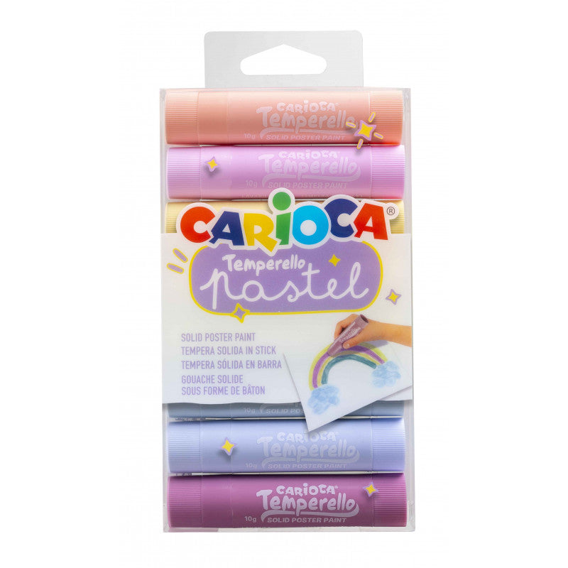 CULORI TEMPERA SOLIDA 8C PASTEL CARIOCA 42673