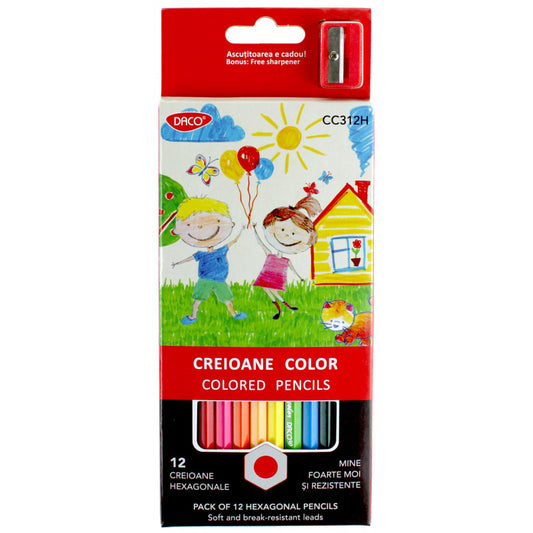 CREION COLOR 12 CULORI DACO HEXAGONAL CC312H