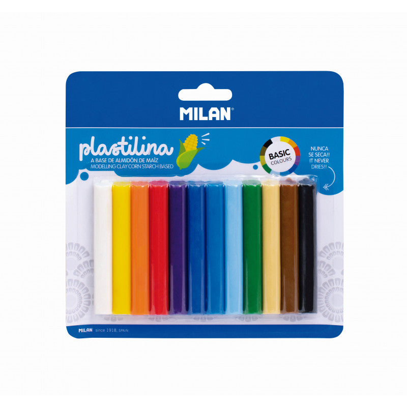 PLASTILINA 12C 140G MILAN 914712