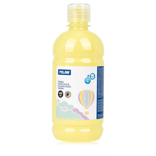 TEMPERA 500 ML MILAN GALBEN PASTEL 03620P