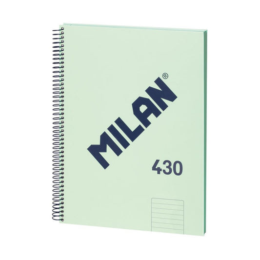 CAIET A4 80 FILE DICTANDO SPIRA MILAN VERDE 57142E80GR