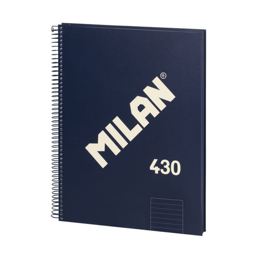 CAIET A4 80 FILE DICTANDO SPIRA MILAN ALBASTRU 57142E80B